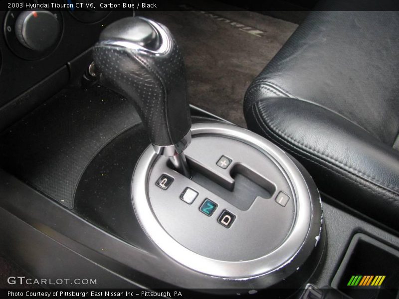 Carbon Blue / Black 2003 Hyundai Tiburon GT V6