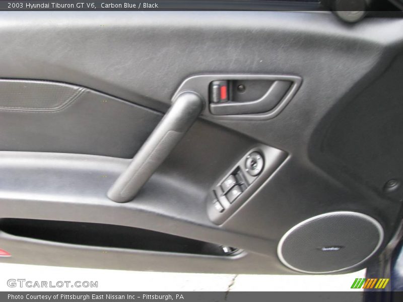 Carbon Blue / Black 2003 Hyundai Tiburon GT V6