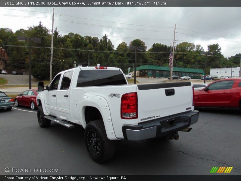 Summit White / Dark Titanium/Light Titanium 2011 GMC Sierra 2500HD SLE Crew Cab 4x4