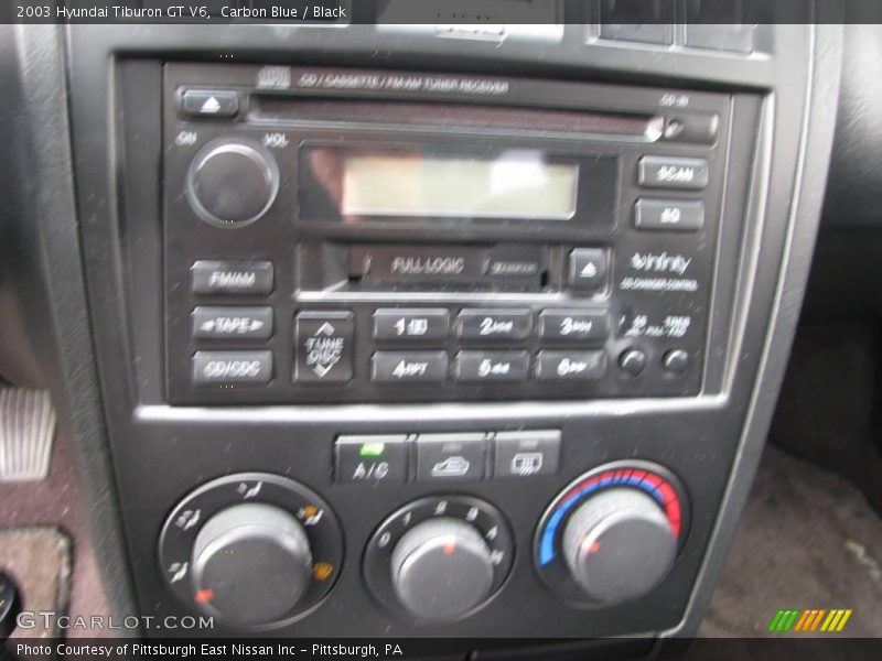 Carbon Blue / Black 2003 Hyundai Tiburon GT V6