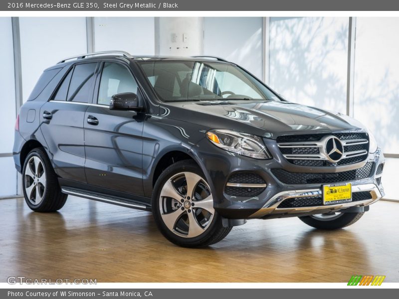 Steel Grey Metallic / Black 2016 Mercedes-Benz GLE 350