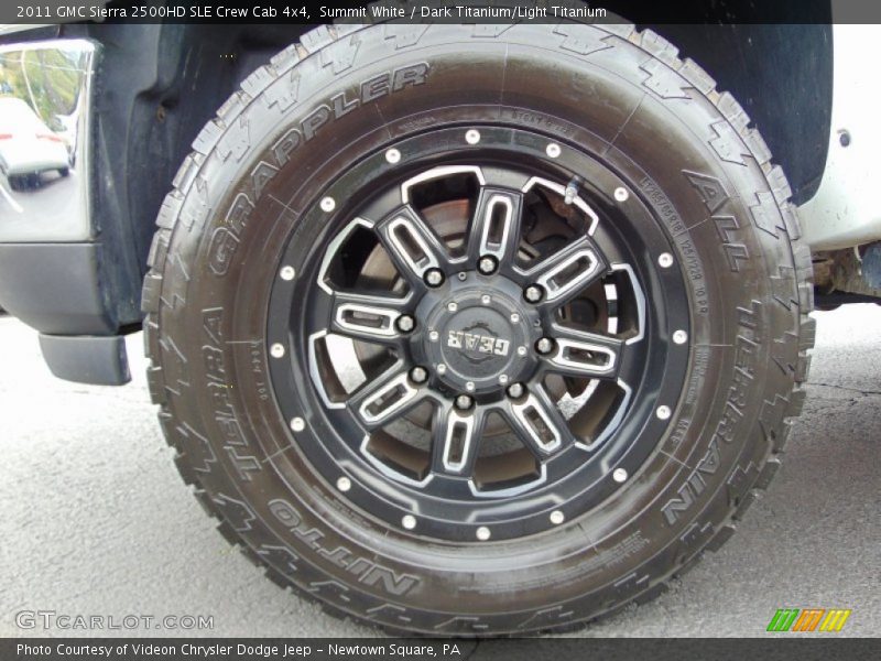 Summit White / Dark Titanium/Light Titanium 2011 GMC Sierra 2500HD SLE Crew Cab 4x4