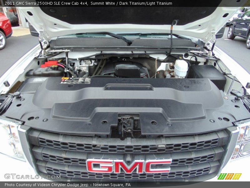 Summit White / Dark Titanium/Light Titanium 2011 GMC Sierra 2500HD SLE Crew Cab 4x4
