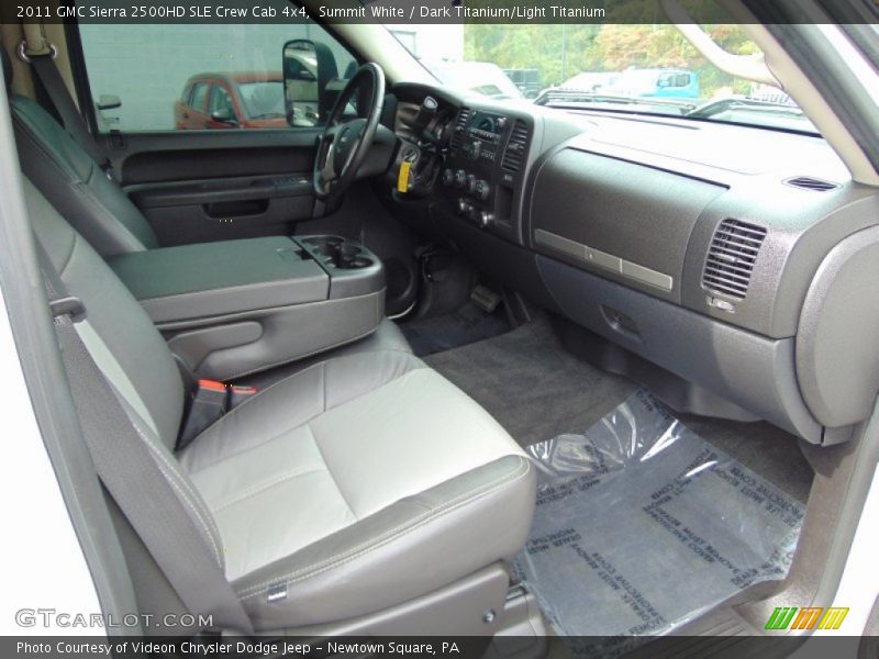 Summit White / Dark Titanium/Light Titanium 2011 GMC Sierra 2500HD SLE Crew Cab 4x4