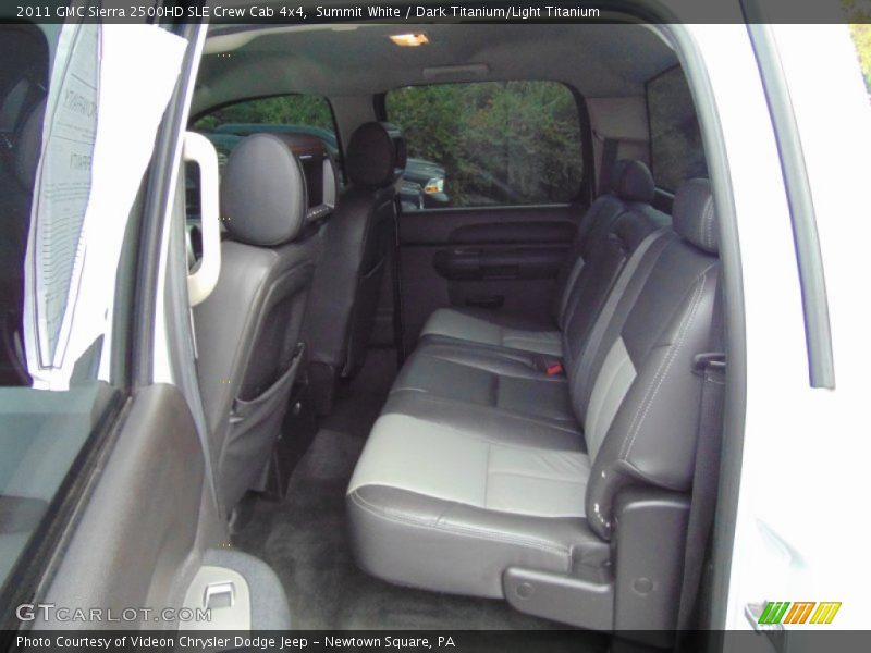 Summit White / Dark Titanium/Light Titanium 2011 GMC Sierra 2500HD SLE Crew Cab 4x4