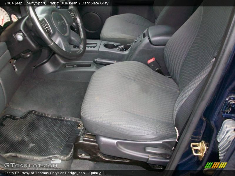 Patriot Blue Pearl / Dark Slate Gray 2004 Jeep Liberty Sport