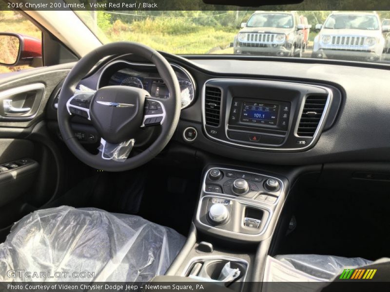Velvet Red Pearl / Black 2016 Chrysler 200 Limited