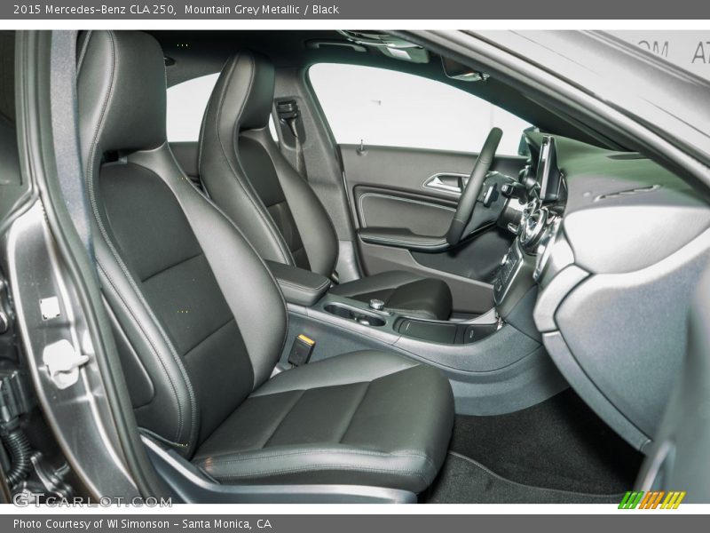 Mountain Grey Metallic / Black 2015 Mercedes-Benz CLA 250