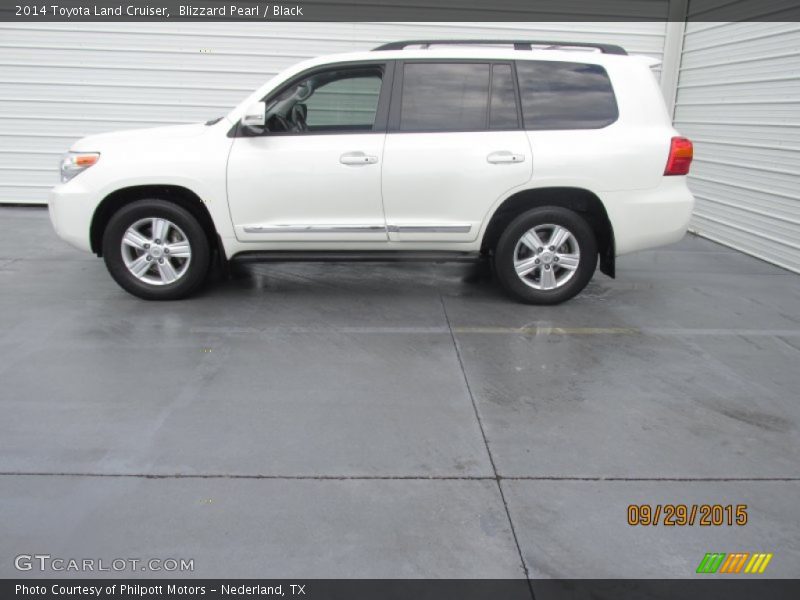 Blizzard Pearl / Black 2014 Toyota Land Cruiser