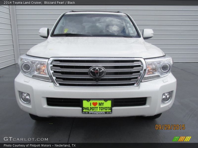 Blizzard Pearl / Black 2014 Toyota Land Cruiser