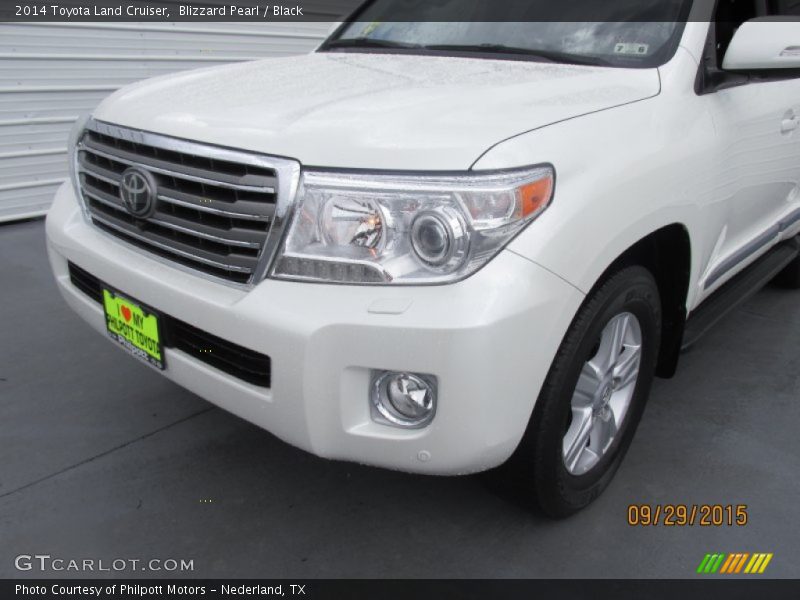 Blizzard Pearl / Black 2014 Toyota Land Cruiser
