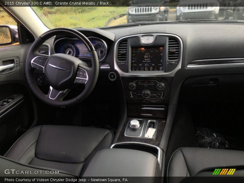 Granite Crystal Metallic / Black 2015 Chrysler 300 C AWD