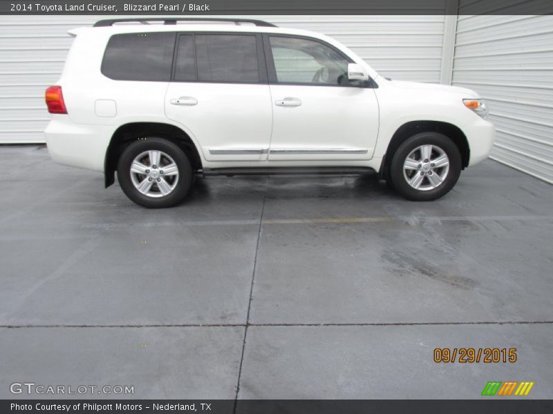 Blizzard Pearl / Black 2014 Toyota Land Cruiser