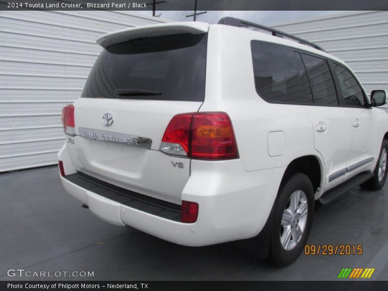 Blizzard Pearl / Black 2014 Toyota Land Cruiser