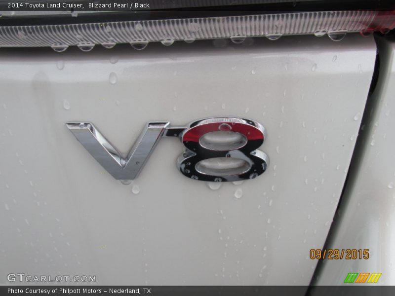 Blizzard Pearl / Black 2014 Toyota Land Cruiser