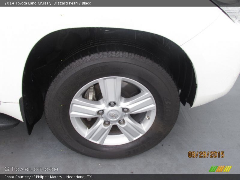 Blizzard Pearl / Black 2014 Toyota Land Cruiser