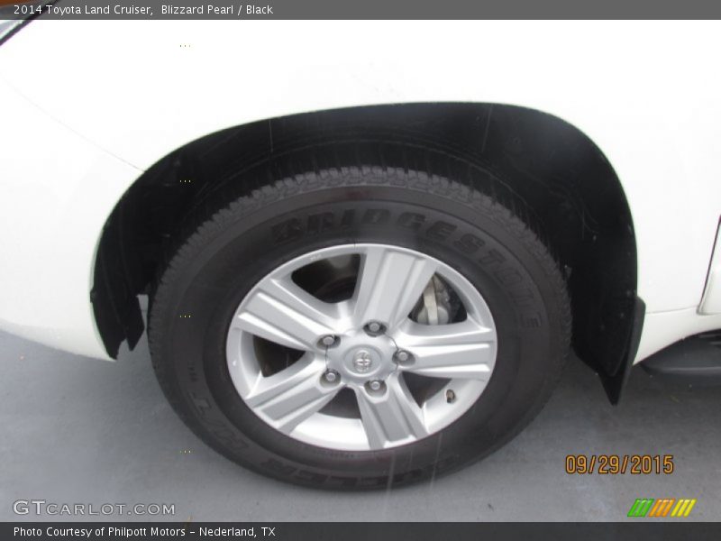 Blizzard Pearl / Black 2014 Toyota Land Cruiser