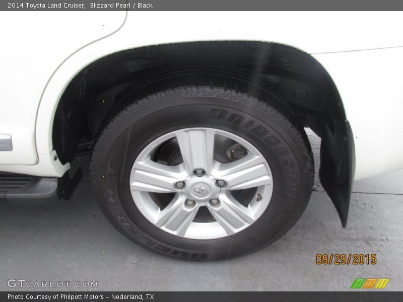 Blizzard Pearl / Black 2014 Toyota Land Cruiser