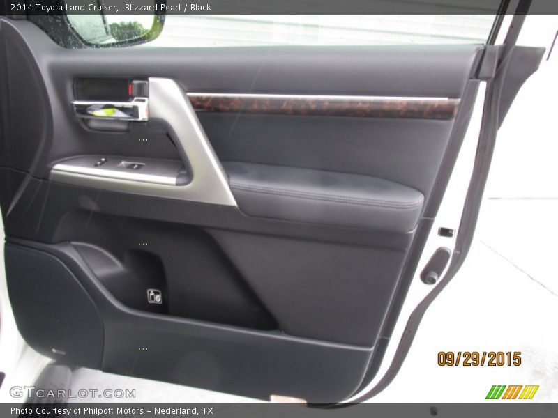 Blizzard Pearl / Black 2014 Toyota Land Cruiser