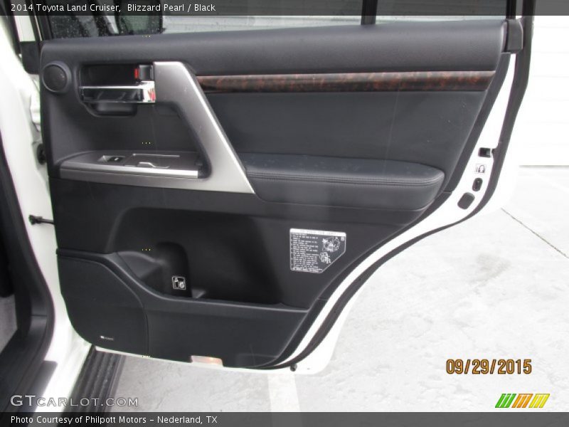 Blizzard Pearl / Black 2014 Toyota Land Cruiser