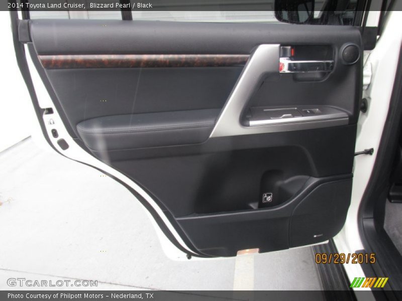 Blizzard Pearl / Black 2014 Toyota Land Cruiser