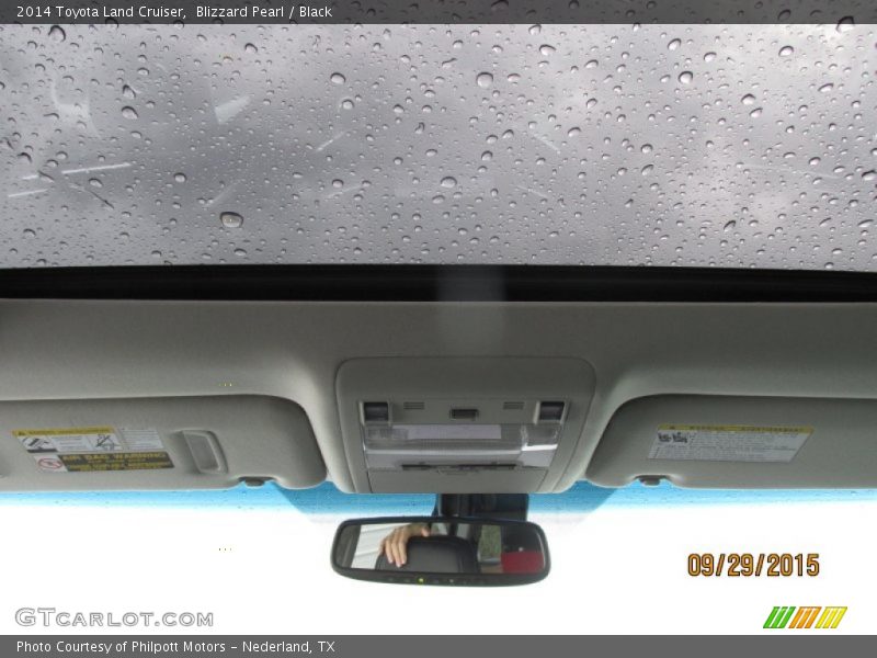 Blizzard Pearl / Black 2014 Toyota Land Cruiser