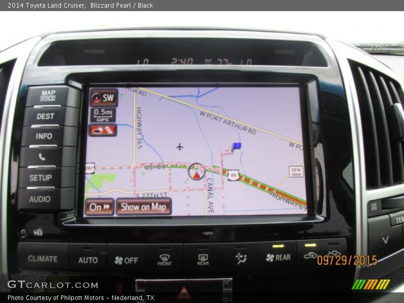 Blizzard Pearl / Black 2014 Toyota Land Cruiser