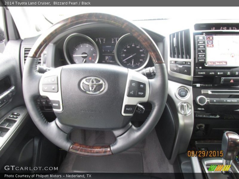 Blizzard Pearl / Black 2014 Toyota Land Cruiser