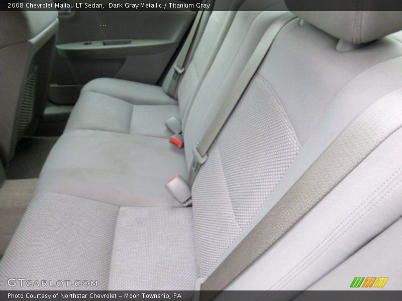 Dark Gray Metallic / Titanium Gray 2008 Chevrolet Malibu LT Sedan
