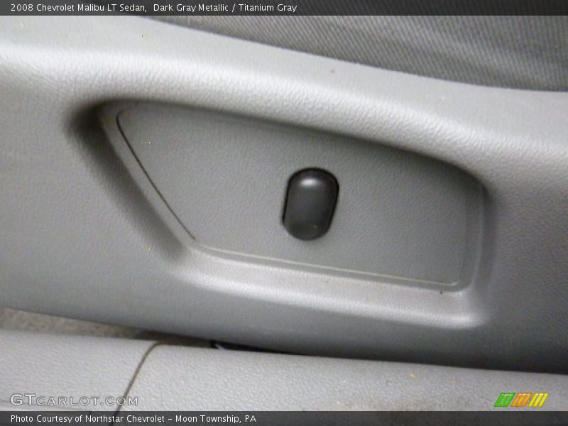 Dark Gray Metallic / Titanium Gray 2008 Chevrolet Malibu LT Sedan