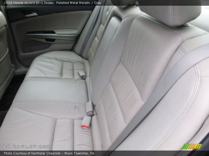 Polished Metal Metallic / Gray 2008 Honda Accord EX-L Sedan
