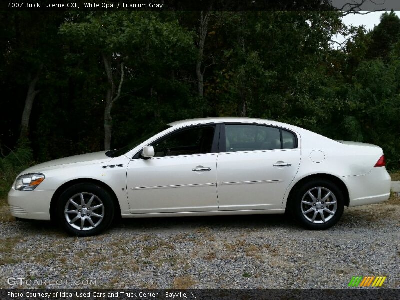 White Opal / Titanium Gray 2007 Buick Lucerne CXL