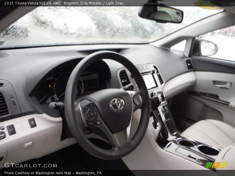 Magnetic Gray Metallic / Light Gray 2015 Toyota Venza XLE V6 AWD