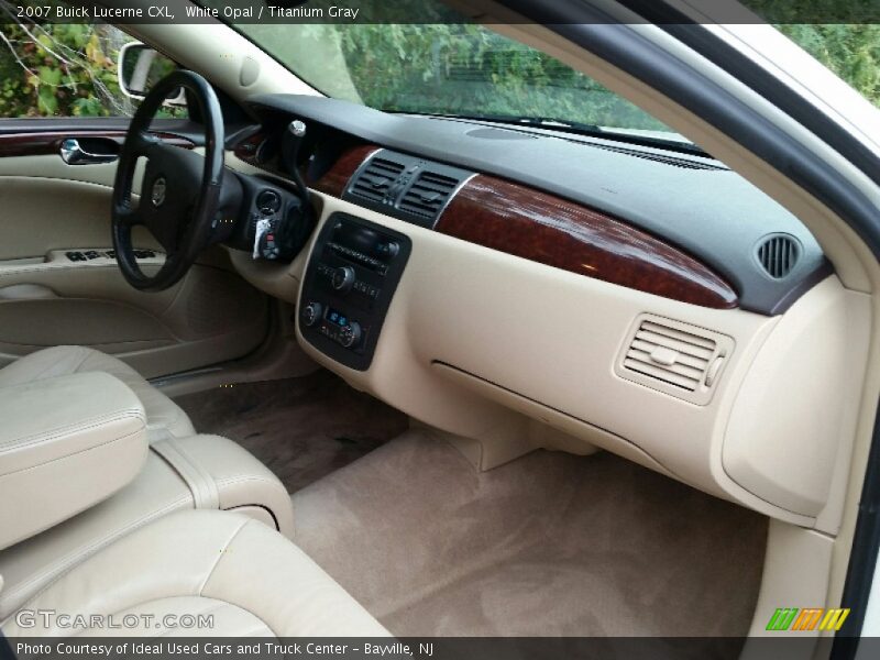 White Opal / Titanium Gray 2007 Buick Lucerne CXL
