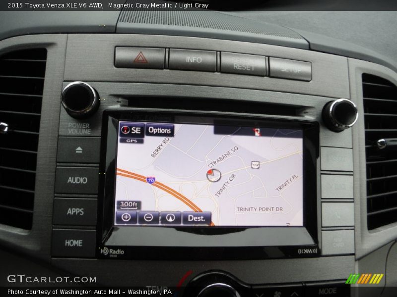Magnetic Gray Metallic / Light Gray 2015 Toyota Venza XLE V6 AWD