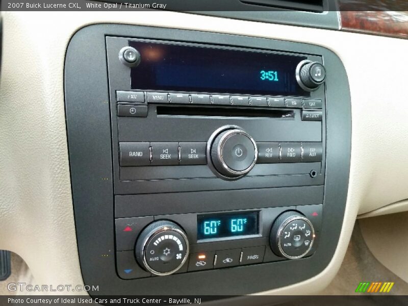 White Opal / Titanium Gray 2007 Buick Lucerne CXL
