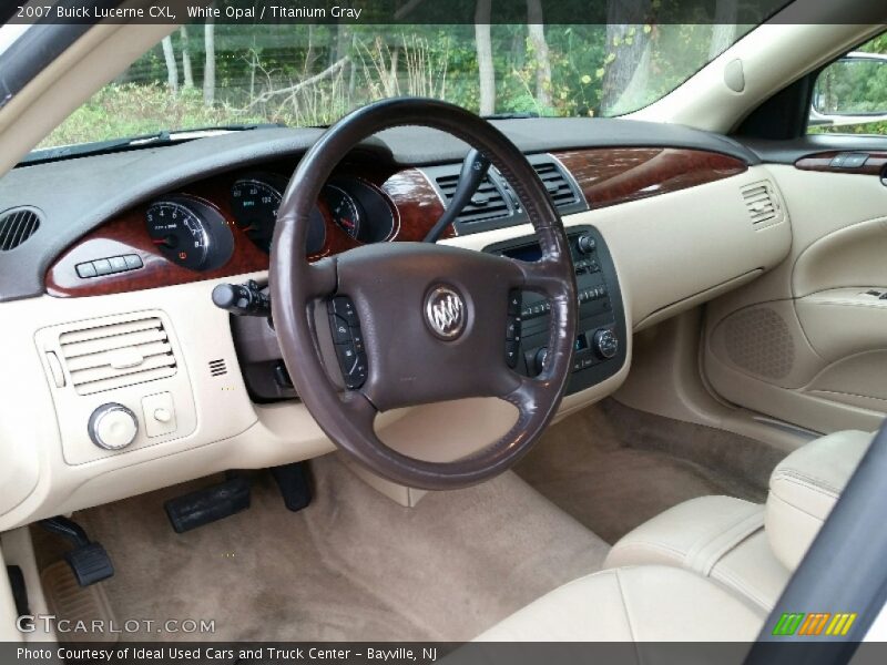 White Opal / Titanium Gray 2007 Buick Lucerne CXL