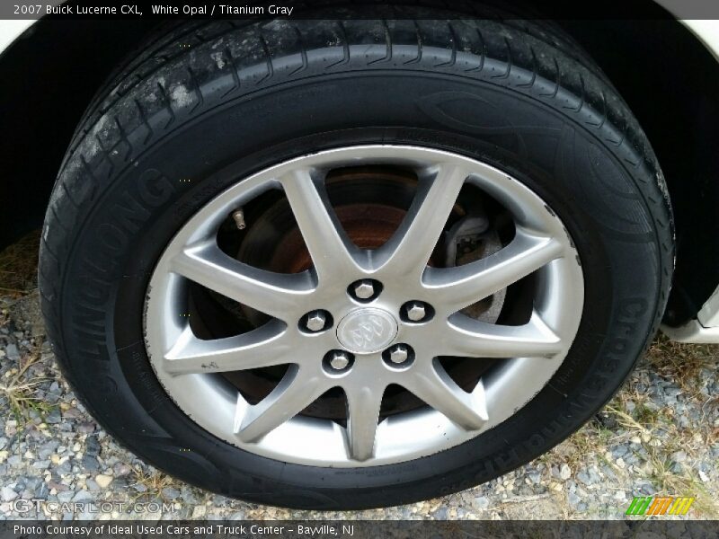 White Opal / Titanium Gray 2007 Buick Lucerne CXL