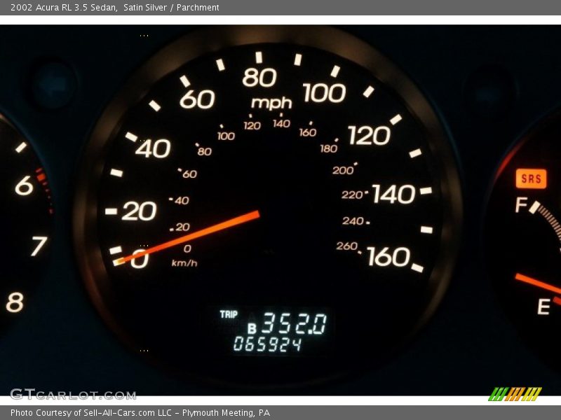 Satin Silver / Parchment 2002 Acura RL 3.5 Sedan