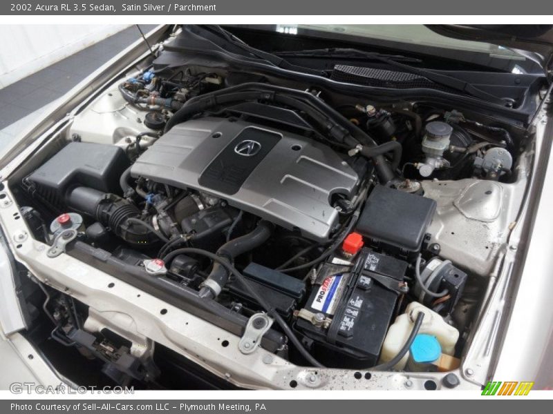 Satin Silver / Parchment 2002 Acura RL 3.5 Sedan