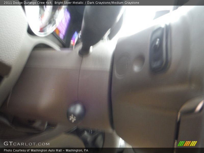 Bright Silver Metallic / Dark Graystone/Medium Graystone 2011 Dodge Durango Crew 4x4