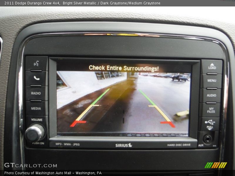 Bright Silver Metallic / Dark Graystone/Medium Graystone 2011 Dodge Durango Crew 4x4