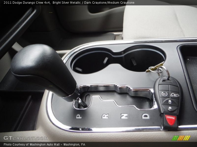 Bright Silver Metallic / Dark Graystone/Medium Graystone 2011 Dodge Durango Crew 4x4