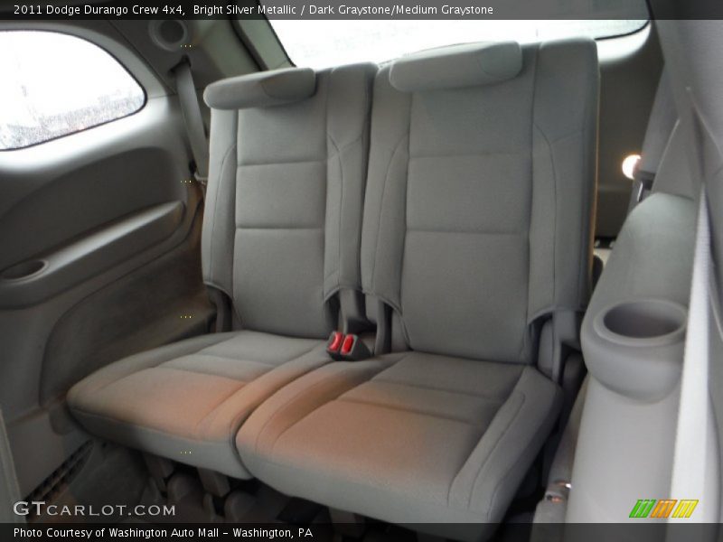 Bright Silver Metallic / Dark Graystone/Medium Graystone 2011 Dodge Durango Crew 4x4