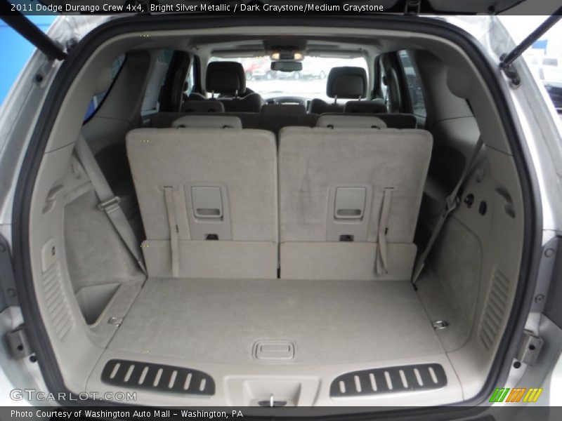 Bright Silver Metallic / Dark Graystone/Medium Graystone 2011 Dodge Durango Crew 4x4