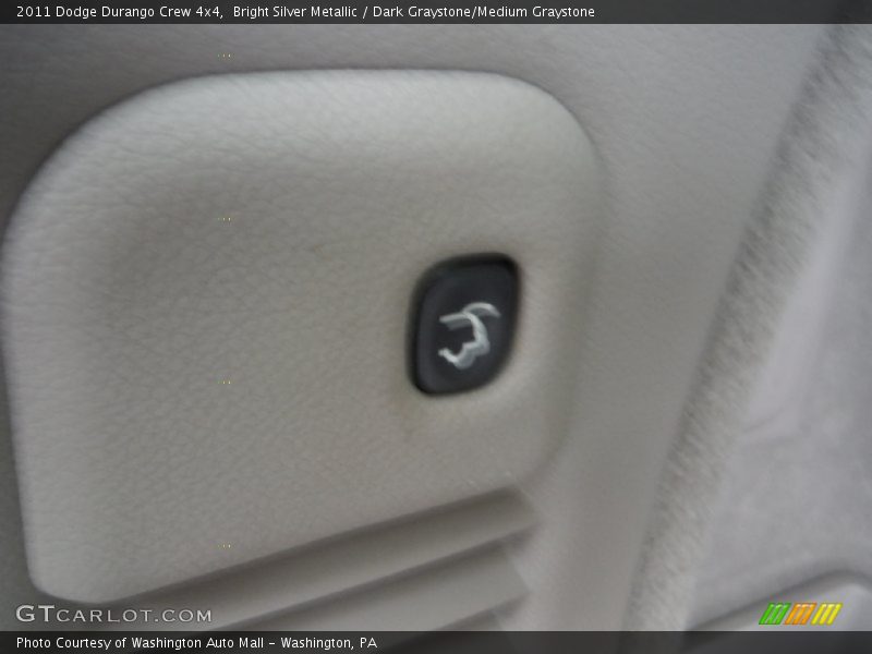 Bright Silver Metallic / Dark Graystone/Medium Graystone 2011 Dodge Durango Crew 4x4