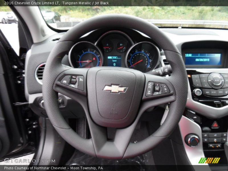 Tungsten Metallic / Jet Black 2016 Chevrolet Cruze Limited LT