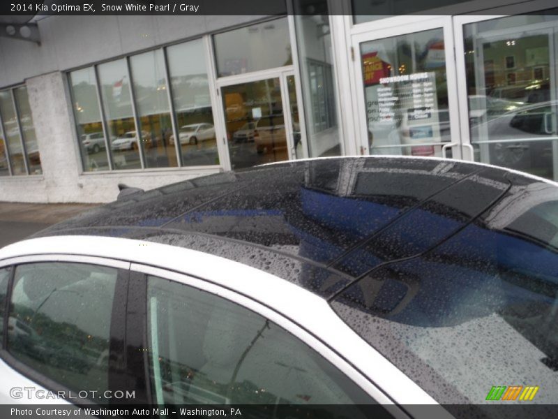Snow White Pearl / Gray 2014 Kia Optima EX