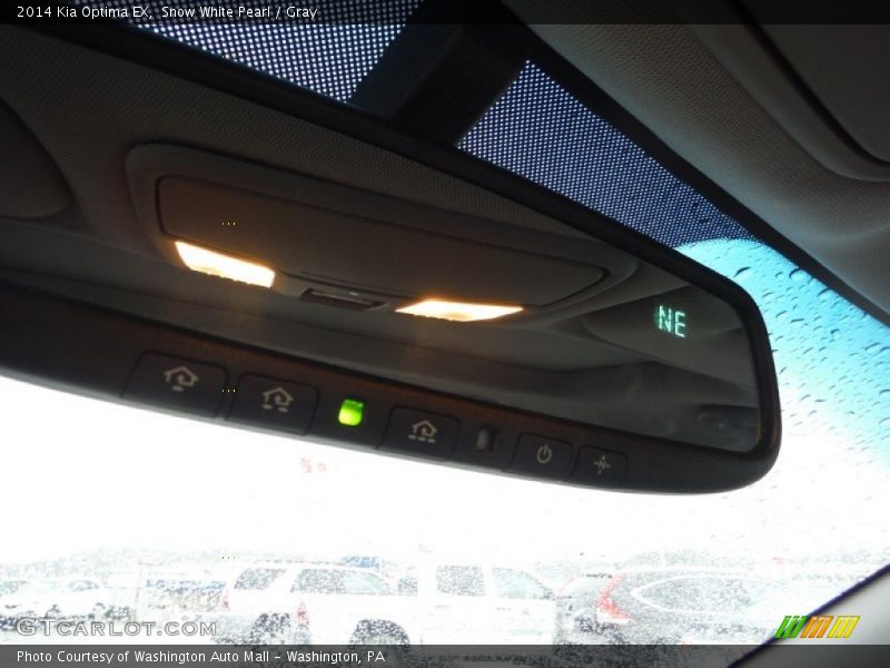 Snow White Pearl / Gray 2014 Kia Optima EX