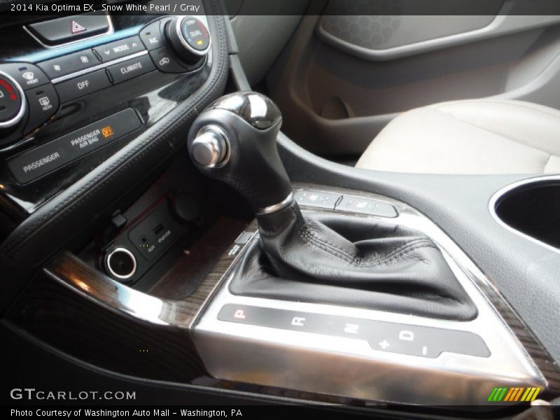 Snow White Pearl / Gray 2014 Kia Optima EX